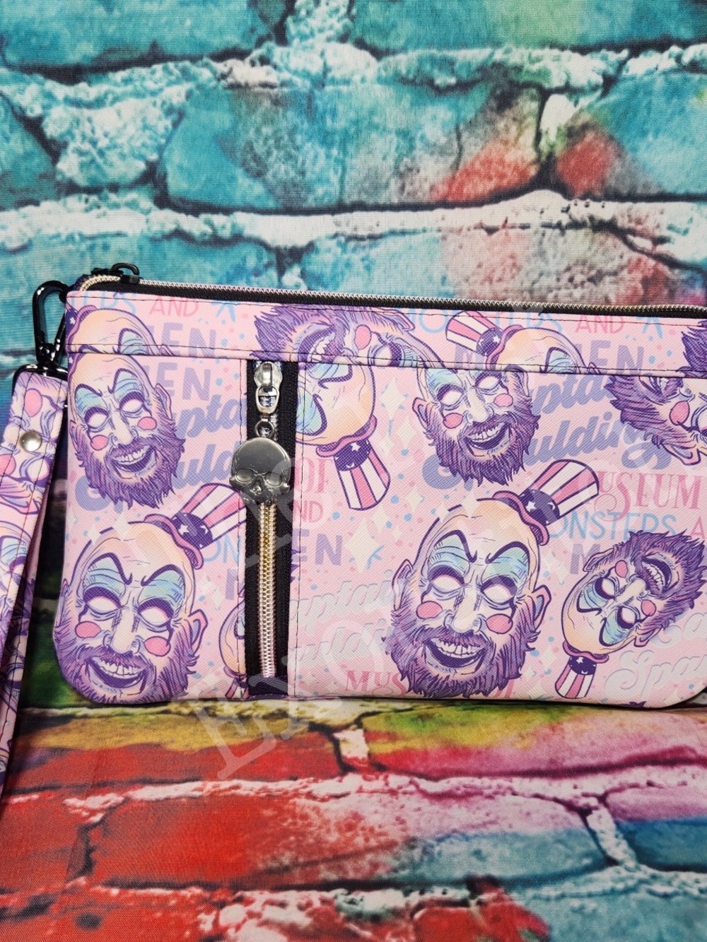 Captain Spaulding zig Haig rob zombie Wristlet Clutch - house of 1000 corpse